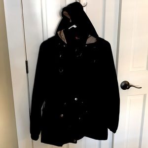 Lightweight Parka. Black. Like new!